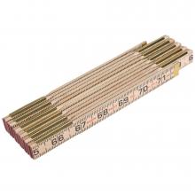 9006 - Wood Folding Rule, Inside Reading