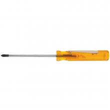 P12 - #0 Phillips Pocket Clip Screwdriver, 2-1/2-Inch Round Shank