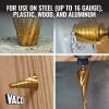 Step Bit Kit, Spiral Double-Fluted, VACO, 4-Piece view 4