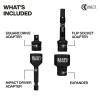 KNECT™ (S) Impact Socket Adapter Set view 1